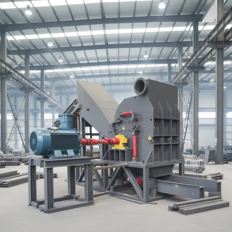 Industrial Waste Metal Shredder Metal Recycling Shredder Scrap Metal Recycling Machine Metal Crushing and Shredding Equipment