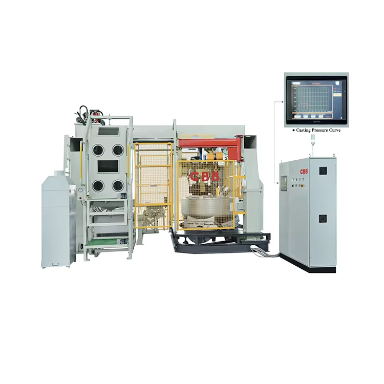 Investment Automatic Metal Mold Low Pressure Die Casting Machine