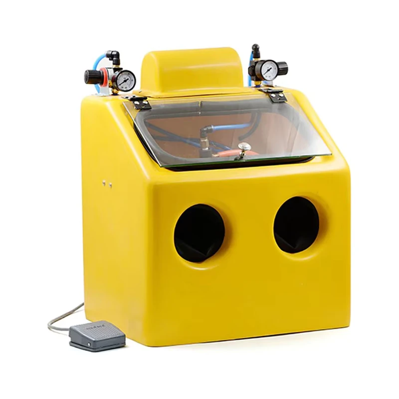 Jewelry Sandblasting Machine Gold Sandblasting Equipment Dental Lab High Precision Dry Wet Sandblasting Machine Engine Motor for