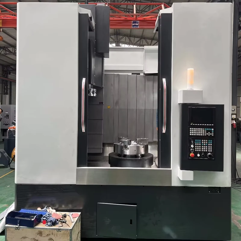 LC630 Heavy Duty Vertical CNC Lathe with 8-Station Turret and 40mm Boring Tool New Condition