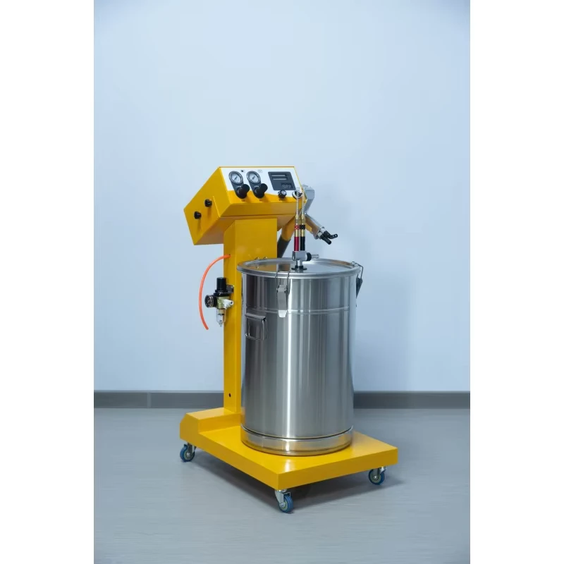 Large Capacity Stainless Steel Hopper PLC Controlled Powder Coater High Volume Spraying Projects Powder Painting Equipment Metal