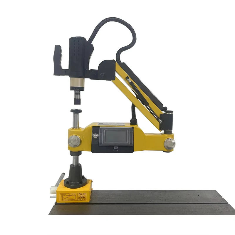 M36 Servo Automatic Electric Arm Tapping Machine Metal Internal Thread Auto Tapping Machine CE Certificate Featuring Drill Motor