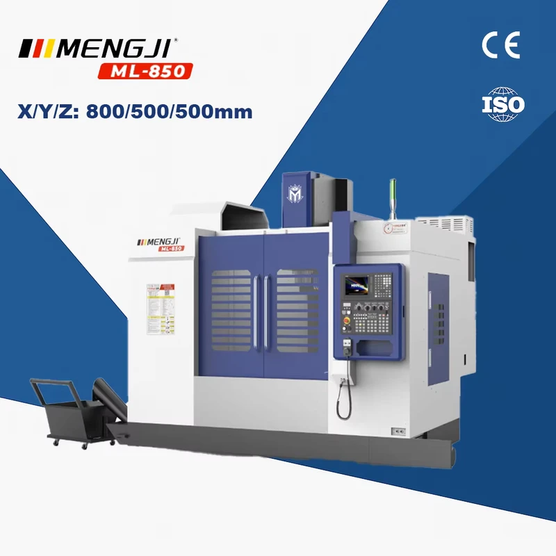 ML-850 Vertical Machining Center with High Rigidity Structure and Linear Rails for Precision CNC Milling and Metal Cutting