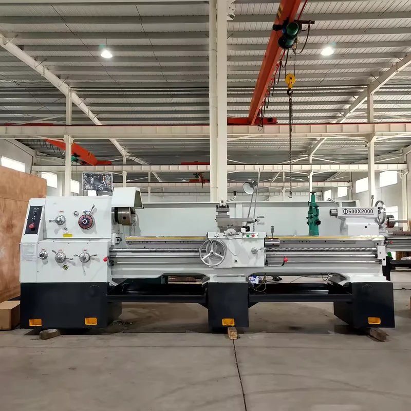 Machinery Precision Big Bore Horizontal Universal Parallel Heavy Duty Manual Metal C6150 Diameter Ordinary Lathe Machine