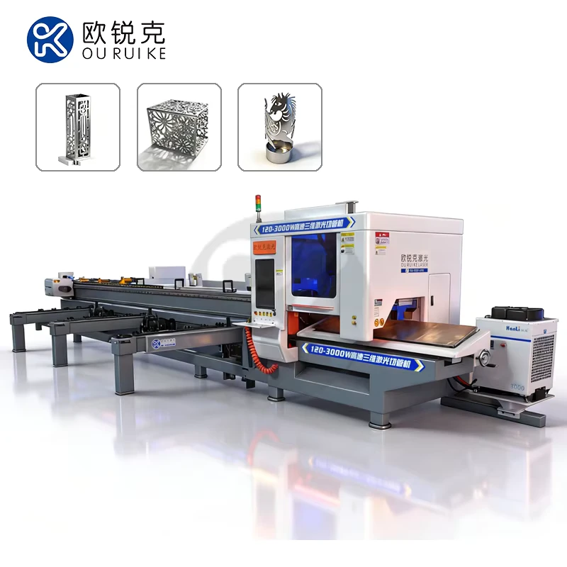 Medical Equipment Pipeline CNC Laser Metal Cutting Machine Carbon Steel Oval Pipe CNC Fiber Laser Cutting Machine