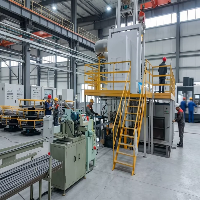 Metal Casting Machinery Billet Continuous Casting Machine For Steel Rod Production