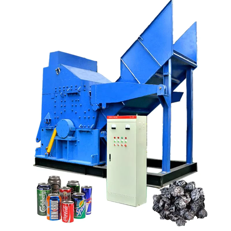 Metal Recycling Machine Iron Crusher Can Crusher for Recycling