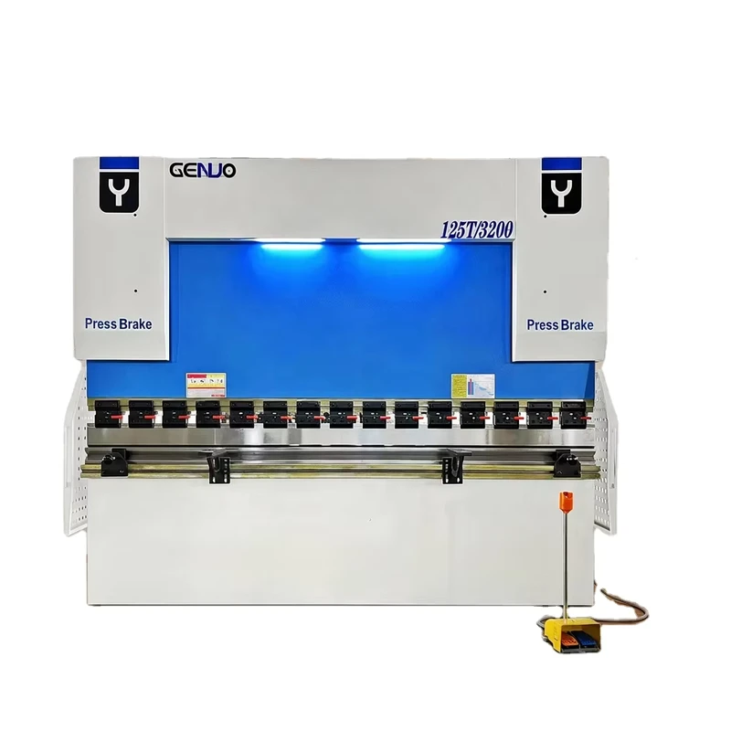 NC Press Brake Bending Machine With Delem DA 41T NC Control Servo driven Ram Positioning And Back Gauge