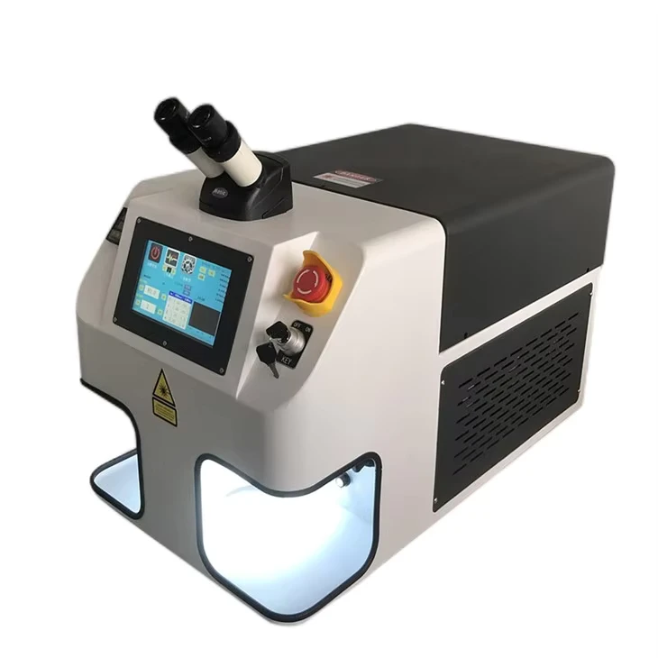 New Portable 100W Jewelry Laser Welder with Motor Core Gold Silver Spot Welding Machine Featuring Precision Control