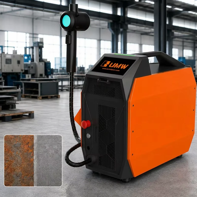 New Portable Laser Rust Remover 200w 300w Pulsed Handheld Laser Cleaner for Remover Rust Paint Air Cooled
