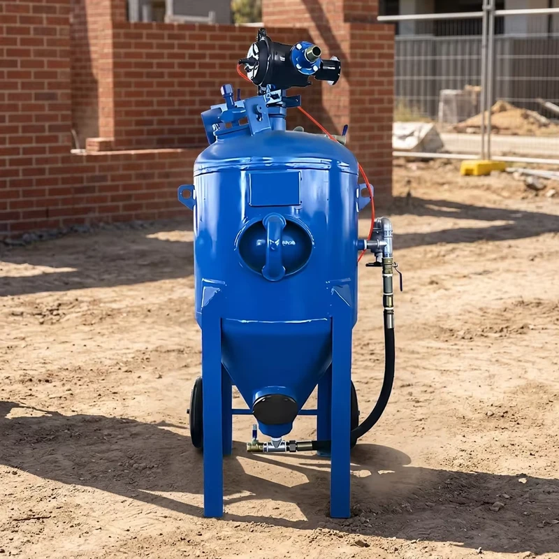 Open Type Portable Sand Blasting Equipment for Metal Surface Pre treatment and Paint Stripping