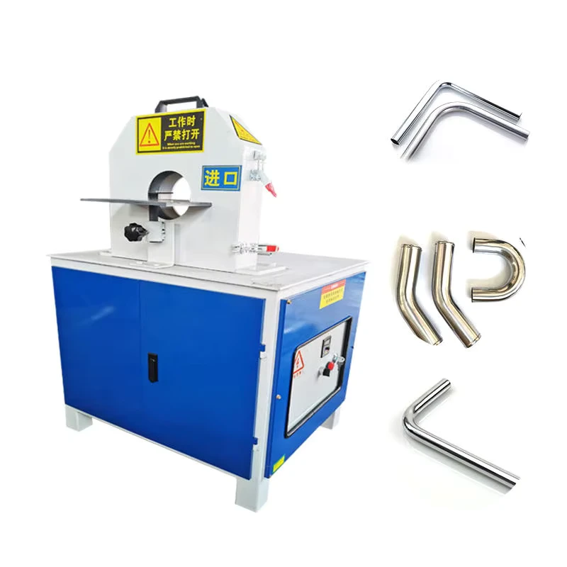 Planetary Belt Sander for Bent Pipe Polishing Orbital Round Tube Grinding Machine Inverter Control Full Automatic Engine/Motor
