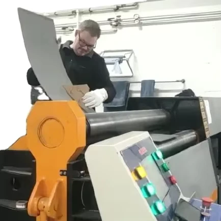 Plate Sheet Rolling Machine 4 Roll Plate Bending Machine 16x2000mm Four Roll Pre bending Machine Cone Bending