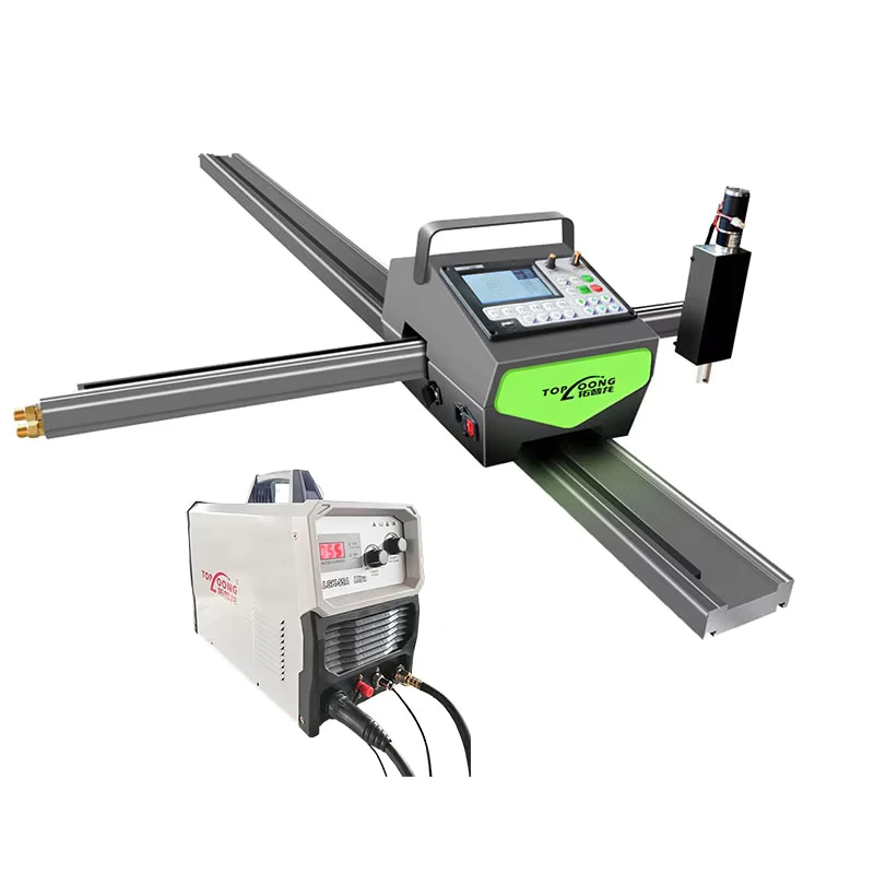 Portable 55A CNC Plasma Cutting Machine 6 mm Metal Decorate Board Cut 120A Rated Power Includes Source Consumable Packs
