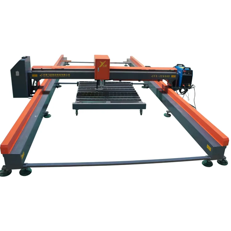 Portable Cnc Plasma Cutting Machine for Metal Sheet Cutting With Two Torches Plasma and Flame