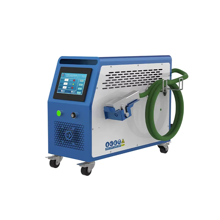 Portable Fiber Laser Cleaning Machine Equipment for Rust and Blemish Removal on Metal Wood Stone