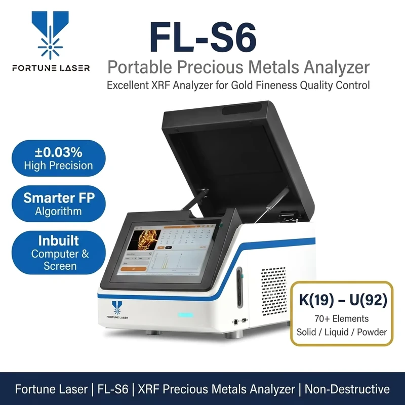 Professional Gold Testing Machine Si Pin Detector 50W Tube Solids Liquid Powder Test for Jewelry Factory Quality Control
