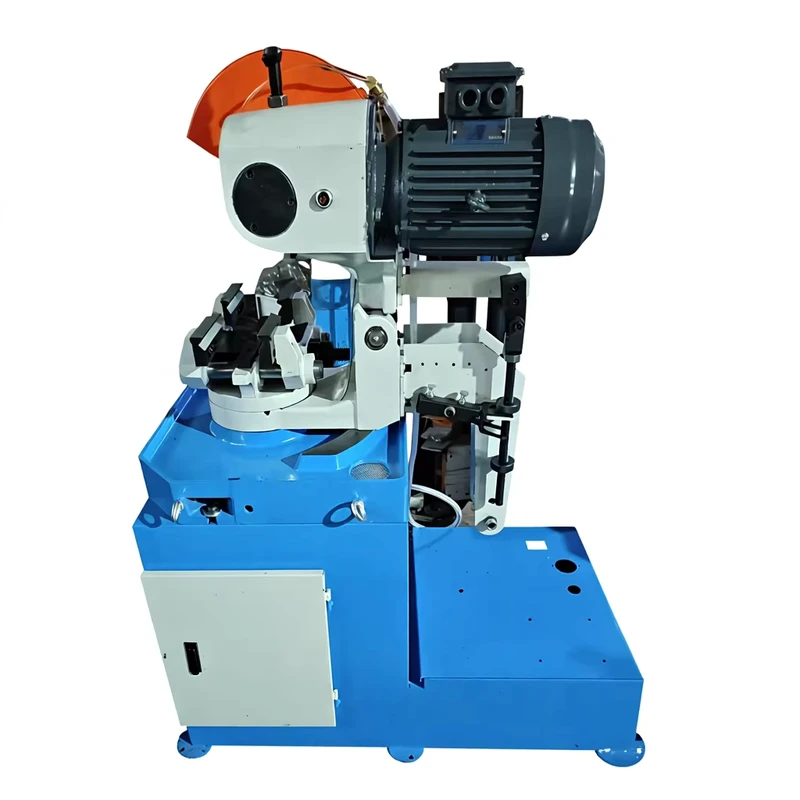 Semi Automatic Stainless Steel Pipe Cutting Machine Burr Free Cold Cutting with Water Cooling System