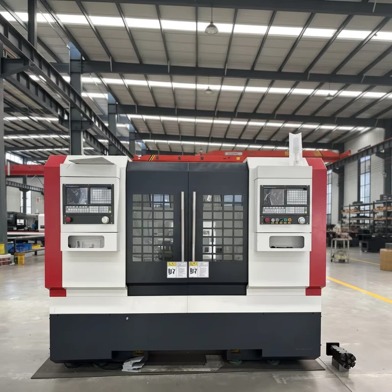Single Spindle CNC Lathe High Efficiency for Idler Roller Axle Shaft Pin Shaft Core Tube Industrial Conventional Turning