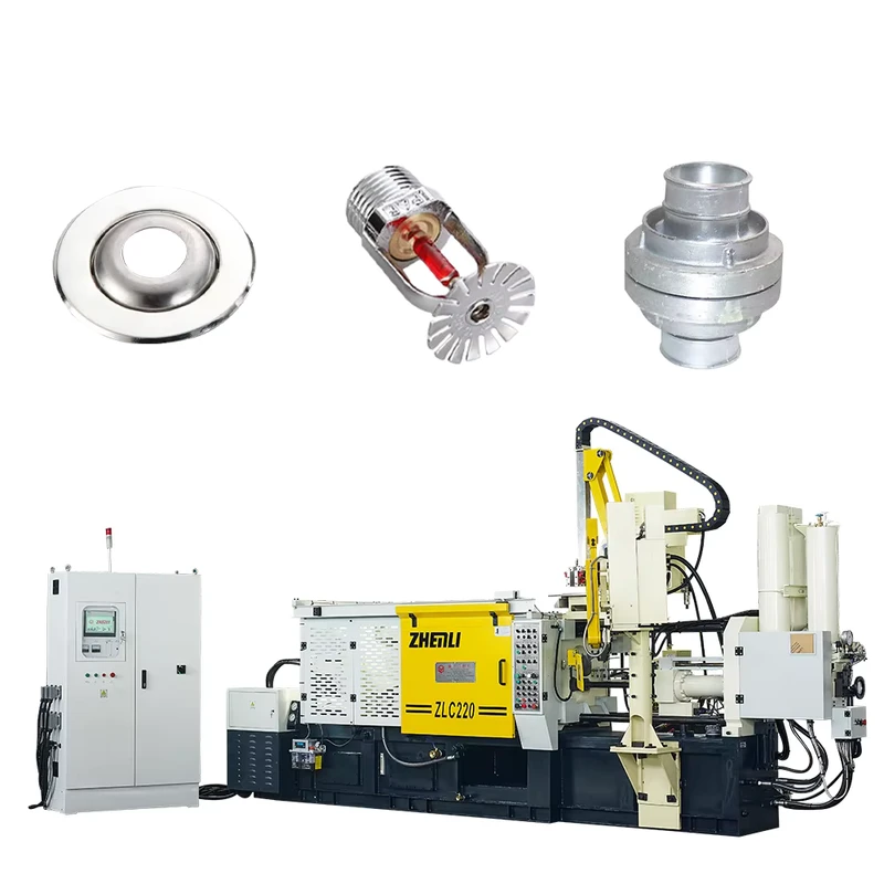 Small Continuous Aluminium Die Casting Machine 220T Machine Injection Aluminium for Firefighting Accessories