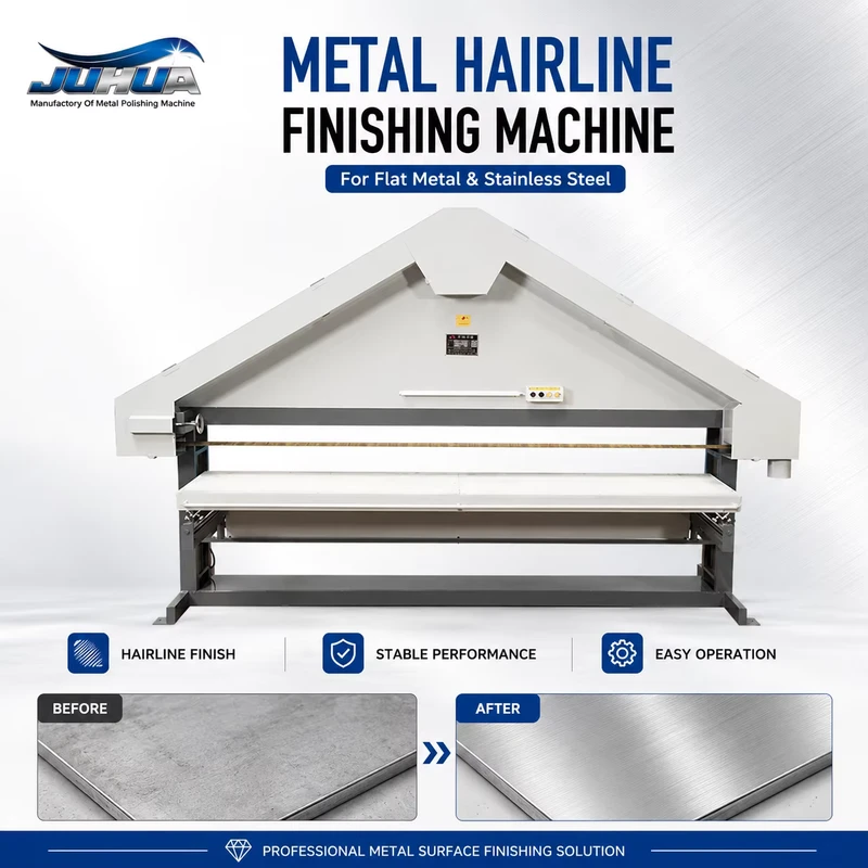 Stainless Steel Cabinet Polishing Machine Industrial Flat Surface Grinder Hairline Finisher Easy Operate