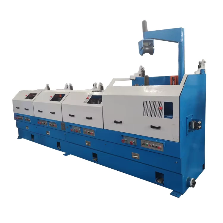Straight Line Type Copper Wire Drawing Machine Automatic 12 m s High Speed Metal Drawing Machine