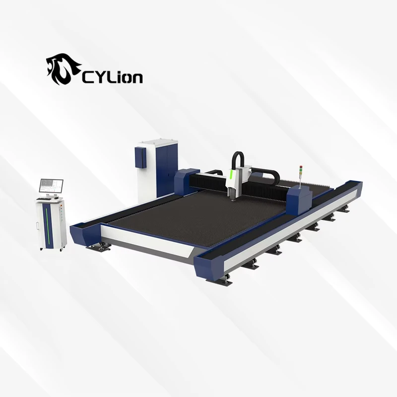 Super Fast 6000w 8000w 10000w CNC Fiber Laser Cutting Machine Water Cooling Automatic Precision Sheet Metal Pipe Cutter AI