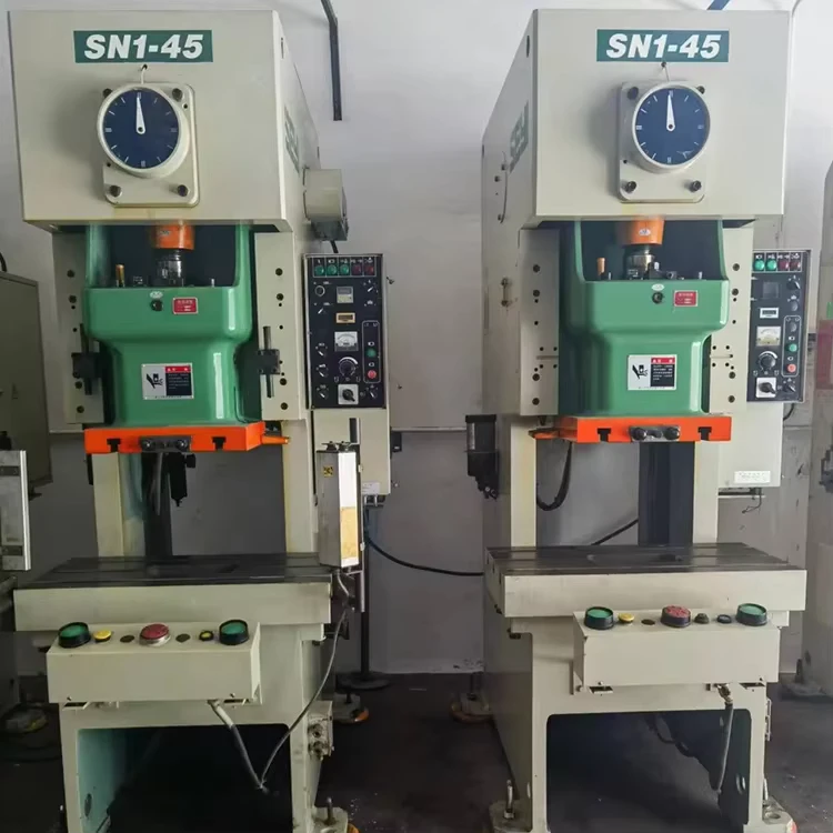 Used SN1-45 Pneumatic High Precision 45 Ton Punching Press Stamping Machine for Aluminum Foil Food Container Making