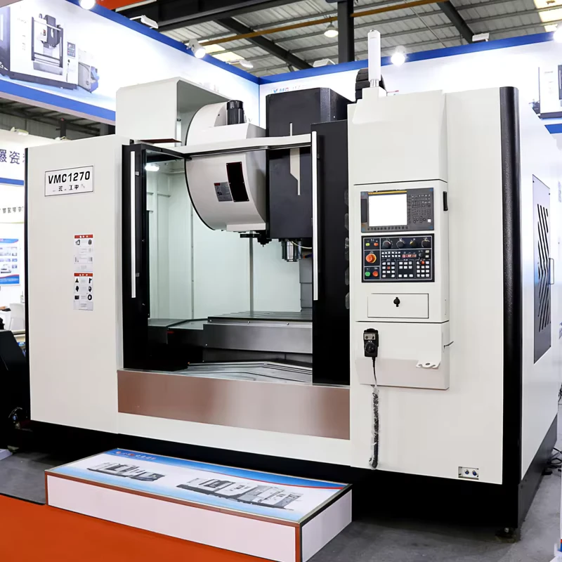VMC1270 3 Axis CNC Vertical Machining Center 8000rpm Large Travel High Rigidity Milling Machine Factory