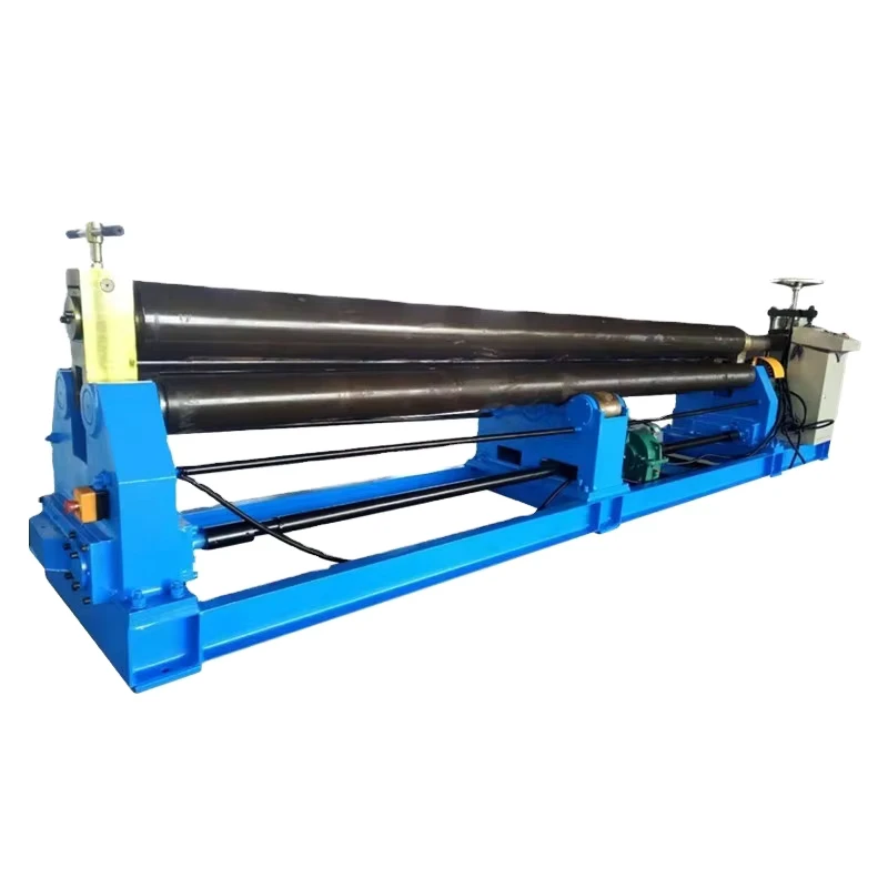 W11 4X4000 Electrical Three Roll Small Thin Plate Rolling Bending Machine for Stainless Steel