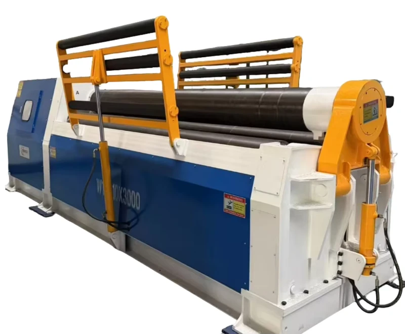 W12 4 Rollers Plate Rolling Machine 8*2000mm Stainless Plate Bending Rolling Metal Machine for Oil Tank Processing