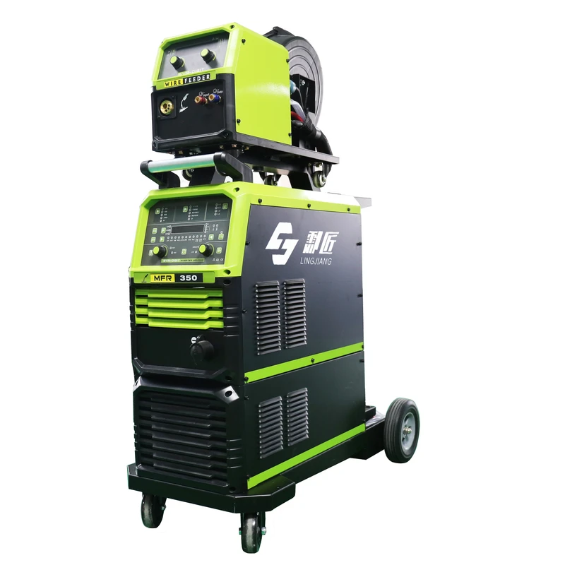 Water Cooled High Speed Double Pulse MIG CO2 MAG Welder for Aluminum 380V 350A Gas Protect Welding Machine MFR-350