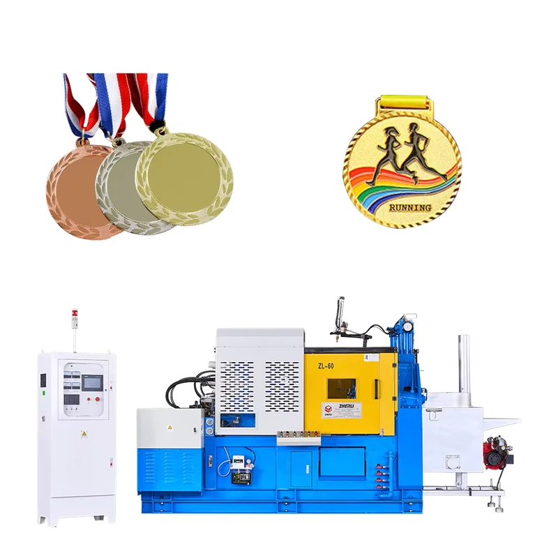 Zinc Hot Chamber Die Casting Machine Zamak Metal Medal Making Machine Die Cast